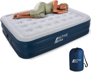 Active Era Premium Double Air Bed - Elevated Inflatable Air Mattress
