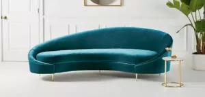 Asymmetrical Serpentine Sofa