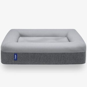 Casper Sleep Dog Bed, Plush Memory Foam, Small, Gray (PT00000052)