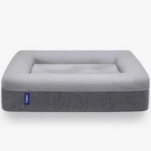 Casper Sleep Dog Bed, Plush Memory Foam, Small, Gray (PT00000052)