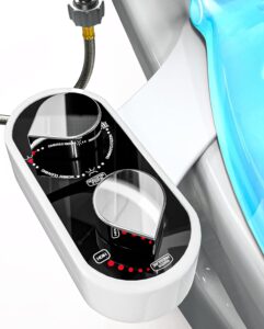 Clear Rear Bidet Attachment for Toilet