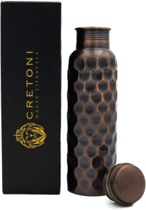 Cretoni Copperlin Classic-Series Pure Copper Water Bottle