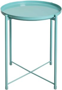 HollyHOME Metal end table