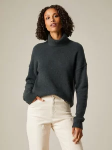 Hudson North Cashmere Tunic Sweater