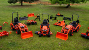 Kubota Tractors With Implements