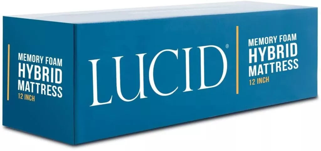 lucid 12 inch queen mattress only