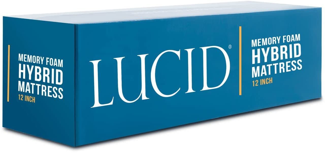 lucid 12 inch queen hybrid mattress review