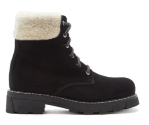 La Canadienne Andy Shearling-Lined Suede Boots