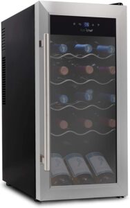 Nutrichef 18 Bottle Wine Cooler Refrigerator