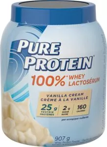 Pure Protein Powder, Whey, Great for Shakes, Vanilla Cream,