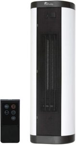 Senville 900W 1500W Tower Ceramic Heater with Remote Digital Thermostat Overheat Protection