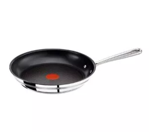 T-fal H8650635 Jamie Oliver Stainless Steel Frying Pan Prometal Pro Non-Stick Coating is PFOA-Free