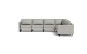 The Nook Steel Leather Sofa
