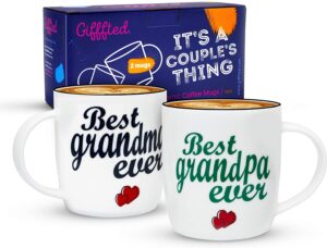 Triple Gifffted Grandparents Mugs