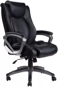 VANBOW Office Chair Black Leather