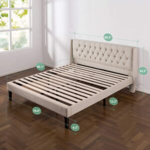 Zinus Upholstered bed frame