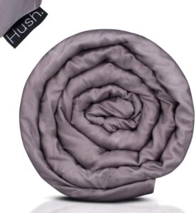 hush cooling weighted blanket